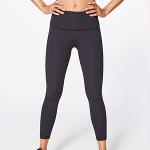 Lululemon Wunder Under Hi-Rise 7/8 Tight Full-On Luxtreme 25” Sz 6 Black